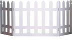 White Picket Fence Folding Pet Gate