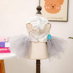 Furbabycare® Elegant Sweet Easter Puppy Dog Blingbling Princess Skirt Pet Dog Lace Cake Camisole Tutu Dress C-Easter Bunny-1 Small