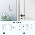 TECKNET Wireless Doorbell, Plug-through Door Bell, IP66 Waterproof Doorbells, 1300ft Cordless Rang Door Bell Ringer Wireless, 60 Ringtones & 5 Level Volume, 0-110 dB Doorbell Chime for Home/Classroom