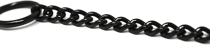 Herm Sprenger Black Stainless Steel Choke Dog Training Collar No-Pull Slip Chain for Small Medium Large Dogs for Easy Control Show Chain Collar Made in Germany 2mm 16in (40cm)