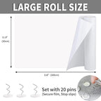 KEYIDE Clear Couch Protector from Cat Claws, 120"x12" Thick Self-Adhesive Furniture Guard from Cats Scratching for Sofa, Door, Chair & Table Leg