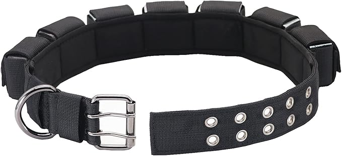 Tactical Weighted Dog Collar - Weights for Training & Exercise - Free Weights, Small, Medium, Large Dogs