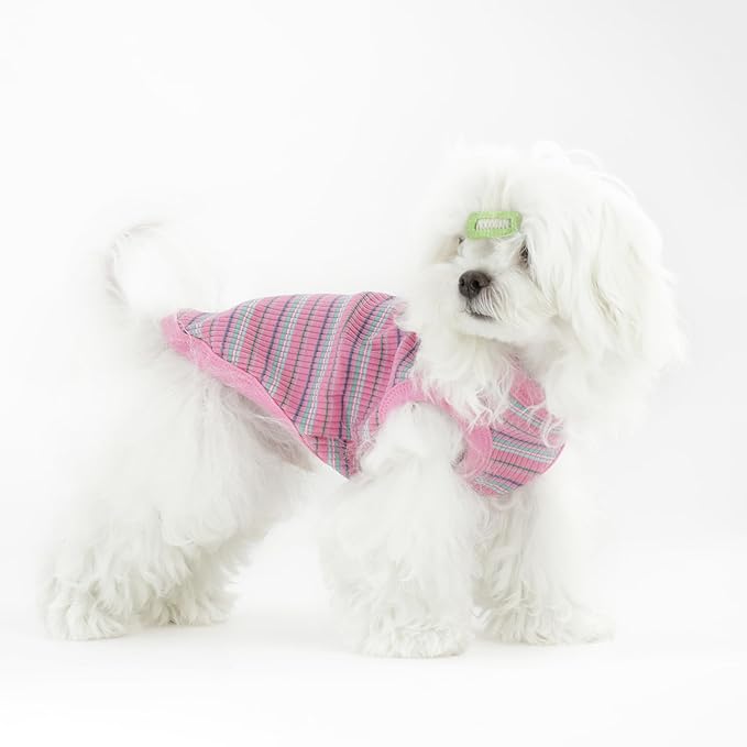 Elevate Your Pet's Comfort and Fashion: Premium 100% Cotton Rib Dog Shirt Vest for Small Breeds Like Chihuahuas, Yorkies, and Puppies .Year-Round Style with Tank-Style Puppy Attire White Small