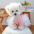 Furbabycare® Elegant Sweet Fashion Puppy Dog Blingbling Princess Skirt Pet Dog Lace Cake Camisole Tutu Dress P-Pink X-Small