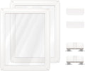 FXW AuraSpace Acrylic Indoor Dog Playpen for Medium Dogs, 35 inch, 2 Panels, White