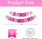 Petank Dog Birthday Party Decorations,Pet Birthday Party Supplies with Cute Pink Tutu Skirt Outfit,Happy Birthday Banner,Crown Hat for Dog Birthday Set (Pink)