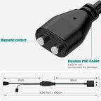 Compatible with Jugbow Dog Shock Collar Charger, USB Charging Cable Dog Training Collar and Remote, 2-in-1 Magnetic Charging and Micro USB Cable Replacement Charger Cable Compatible with Jugbow Dog Shock Collar