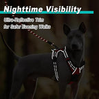 BARKBAY Dog Harness No Pull for Small Dogs - Adjustable, Reflective, Comfortable, No Choke, Heavy-Duty - Perfect for Outdoor Training, Walking, and Hiking - Strong & Durable - S & Red