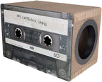 Mixtape Cardboard Cat Scratcher, Large (54 x 31 x 35 cm), Black