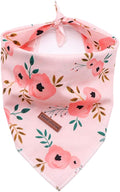 Elegant Little Tail Bandana for Boy Girl Small Medium Large Dogs, Comfortable Bibs Scarf, Adjustable Square Kerchief