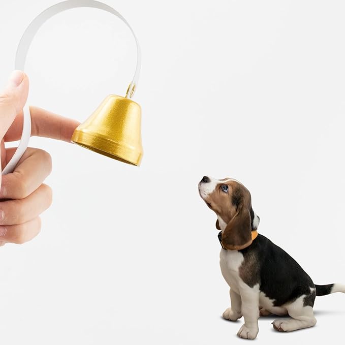 Dog Bells for Training, Vintage Shopkeeper Doorbell, Wall Mounted Dog Door Bell, Housetraining Puppy Bell for Dogs to Ring to Go Outside