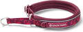 Spark Paws Martingale Dog Collar – Cushioned Slip-On Training Collar, Heavy Duty, Safety-Tested No-Buckle Collar for Medium & Large Dogs - Fuchsia Camo - B