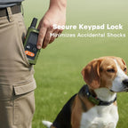 Dog Training Collar with Remote - 4500FT, IPX8, 0-150 Lbs, Dog Collar with 4 Training Modes, Security Lock, Rechargeable e-Collar, Outside Use, for Small Medium Large Dogs, Green