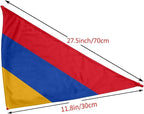 Dog Bandanas Armenian Flag Pet Bandana Scarf Triangle Bibs Kerchief Accessories for Dogs Cats