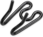 Dog Collar Extra Links Designed for Training Collars (4 Pack) Steel Chrome Plated Dog Training Collar Links (2.25mm, Black)