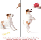 SunGrow Dog & Ferret Potty Door Bell, 34 Inches, Nylon Bells, House-Training Cat, Pot Belly Pig, Small, Medium & Large Pets, 3 Levels of Bell