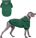 BEAUTYZOO Dog Sweaters for Extra Large Dogs Girl Boy, XXXL Dog Hoodie with Pocket & Leash Hole, Soft Warm Waffle-Like Laminated Cotton Pet Clothes for Cold Weather, Doberman Great Dane Sweatshirt, 3XL