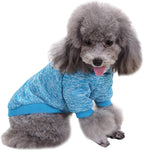 Jecikelon Dog Clothes Dogs Sweater Soft Puppies Clothing Winter Puppy Sweaters Warm Outfit for Dogs Small XXS XS Cat Apparel (Light Blue, XXS)
