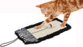 Sisal & Jute Hanging Carpet Cat Scratcher with Toy44; Black - One Size