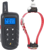 Hunting Dog Training Collar - Exclusive Hawk Sound Beeper & LED Beacon, Dual E-Collars with Training & Tracking,1 Mile Long Range, Waterproof & Rechargeable, Locating/Tone/Vibration/Shock