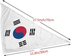 Dog Bandanas The South Korean Flag Pet Bandana Scarf Triangle Bibs Kerchief Accessories for Dogs Cats