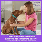 Hunger for Words Talking Pet Doorbell - 1 Piece Doorbell for Dogs, Doggie Doorbell, Perfect for Dog Potty Training, Talking Dog Buttons