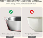 yoken Elevated Dog Bowls,[Prevention of Vertebrae Disease][Super Non-Slip] Dog Bowl with Stainless Steel Bowl,High Capacity,for Large Dogs