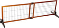 Carlson 41"-70" Super Wide Dog Gate, Premium Wooden Adjustable Freestanding Pet Gate for Doorways & Hallways