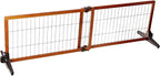 Carlson 41"-70" Super Wide Dog Gate, Premium Wooden Adjustable Freestanding Pet Gate for Doorways & Hallways
