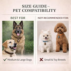 kcrygogo Leather Dog Collar Bell with Quick-Release Snap Buttons Training Bells with Leather Button Strap and Pet Anti- Lost Silver Pendant ID Tags (2Sets)