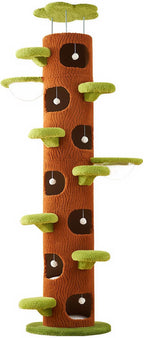 Generic Forest Large Cat Tree with Sisal Scratching Pad Tall Cat Tree Tower Super Large Cat Tree Tower for Indoor Cats Adults