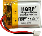 HQRP Battery Kit Compatible with Sportdog SAC54-13735 FieldTrainer 425, 425S, SD-425, SD-425S, SR-225, SR-225S Field-Trainer Remote Controlled Dog Training Collar Receiver Transmitter SAC54-13734