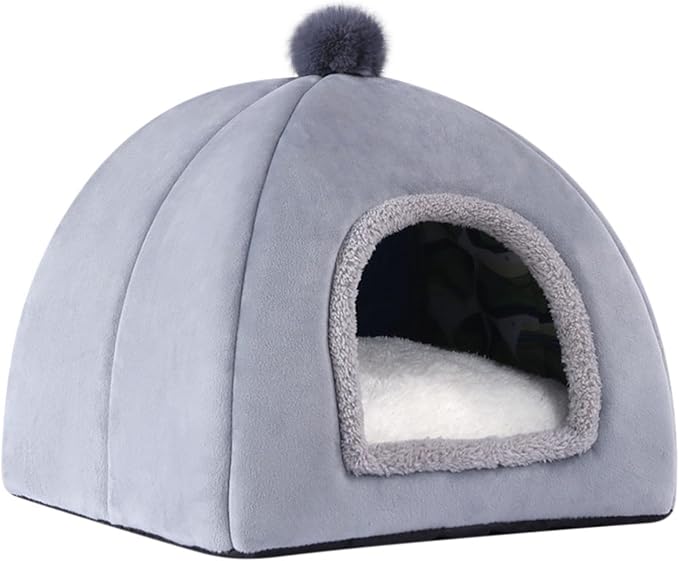 Winter Warm Thickened Pet Tent, Cat Houses for Indoor Cats, Cat Bed Cave, Dog Cave Bed, Small Dog House, Cats Hideaway, Kitten Beds, Puppy Beds, Pet Supplies for Small and Medium Pet