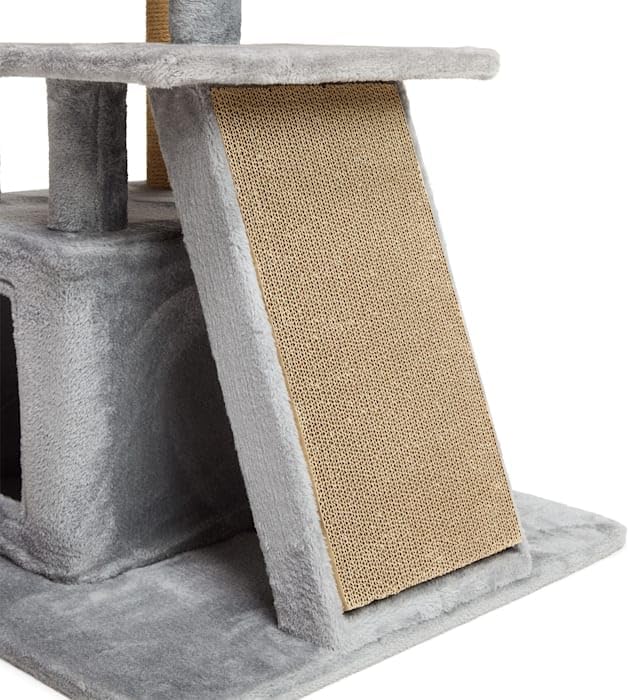 EveryYay by Petco Cozy Condo 4-Level Cat Tree with Ramp for Large Cats 45.1" H