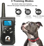 PaiPaitek No Shock Dog Training Collar with Remote, Lightest Vibration Collar for Small Dogs 5-15lbs & Medium Large Dogs, Rechargeable, Waterproof, 1600ft Range, No Prongs