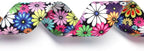 Martingale Dog Collar with Steel Chain, Adjustable Nylon for Training, Walking - Medium, Large, XL Dogs (S, Skull)