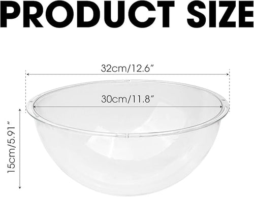 11.8" Acrylic Dome Clear Plastic Pet Cat Bubble Window Capsule Space Cover, Transparent Furniture Replacement for Nest Bed Hammock Catching Tree Shelves Window Perch Accessories, Cat Tree Not Included
