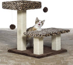 Prevue Pet Products Kitty Power Paws Leopard Terrace Cat Tree