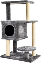 Max & Marlow 3-in-1 Cat Tree Condo Up to 50" | Transforming Cat Activity Tree & Condo | 3 Different Ways to Set Up, Gray,4070201
