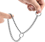 Mogoko Stainless Steel Dog Choke Chain Collar, Puppy Metal P Chain Slip Collar Pet Training Walking Choker(2.0mm;14.0 Inch)