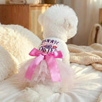 Furbabycare® Elegant Sweet Easter Puppy Dog Blingbling Princess Skirt Pet Dog Lace Cake Camisole Tutu Dress C-Easter Bunny-5 Small