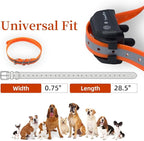 Universal 27 ½” X ¾” Replacement Band Strap for Dog Training Collar - Adjustable Waterproof TPU for Remote E-Collar, Static/Vibration Shock Trainer.