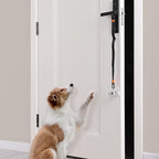 SVD.PET Dog Door Bell with Hanging Ring, Dog Bells to Go Outside for Potty Training, Can Attach to Door Knob or Anywhere Near The Door, Height Adjustable, Loud Jingle Bells for Puppies (Navy Blue)