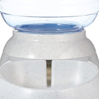 Amazon Basics Gravity Pet Water Dispenser for Cat and Dog, Easy to Clean, 1 Gallon Capacity, Small, Gray