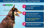 Herm Sprenger Prong Collar for Dog Training with Easy Quick Release Buckle - German Made Dog Collar with Chrome Plated Steel 4.0mm Prongs for Extra Large Dogs (26-31" Neck)