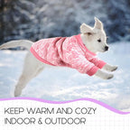 3 Pack Dog Sweaters for Small Dogs Girl Boy Winter Fleece Clothes Warm Soft Dog Sweatshirt Outfit for Dogs Cats Pet Apparel
