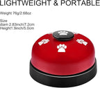 3 Pack Dog Doorbells, Pet Training Bells for Outside Potty Training and Communication, Bell for Dog Cat Puppy Interactive Toys (Red, 3 Pack)