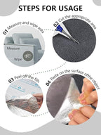 Cat Wall Scratcher Mat, Anti Cats Scratch Furniture Couch Carpet Corner Protector for Indoor, Trimmable Cat Scratching Pad Board Sofa Replacement Deterrent from Cats Claws (Darkgrey,39.3x15.8In)