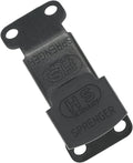 Sprenger Herm Black Stainless Steel ClicLock Buckle Quick Release Fastener for Dog Training Prong Collar for Small Medium Large Dogs Made in Germany (4.0mm, Black Jacket)