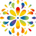 Screen Door Magnets Double Sided – Keep People, Kids, and Dogs from Running into a Screen Door. Saver - Robbins Aria Rainbow Flower